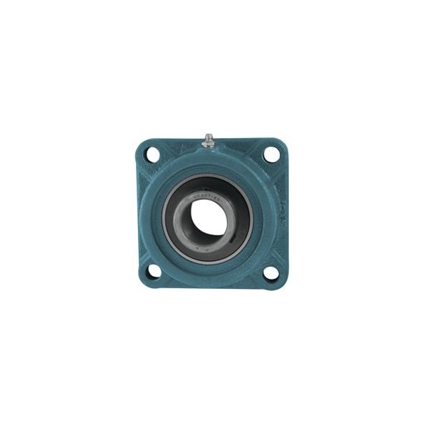 SINGLE ROW BALL BEARING - 1 HEAVY SET SCREW 4-BOLT FLANGE